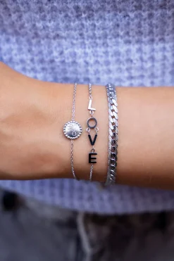 Armband Platte Schakel