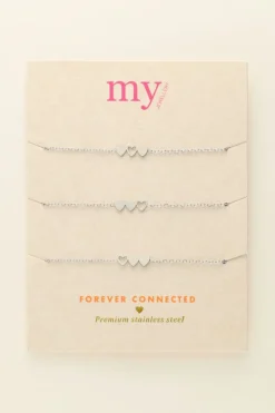 Armbanden Set Drie Hartjes