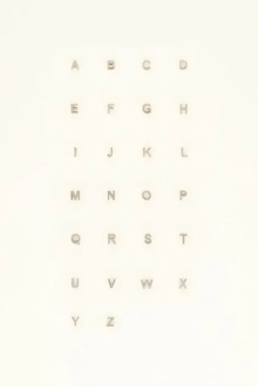 Atelier Korte Ketting Met Initials