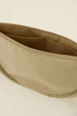 Beige Crossbody Tas Groot