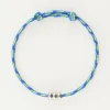 Blauwe Armband Mini Met Bolletjes
