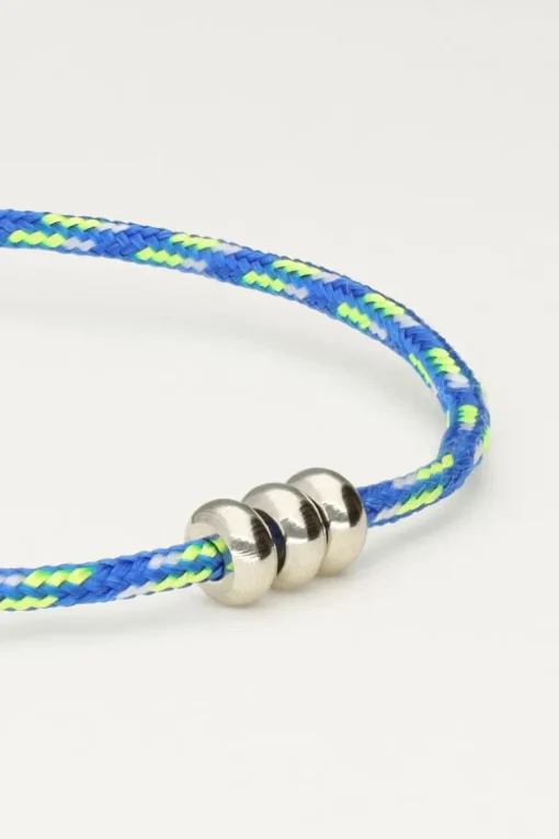 Blauwe Armband Mini Met Bolletjes