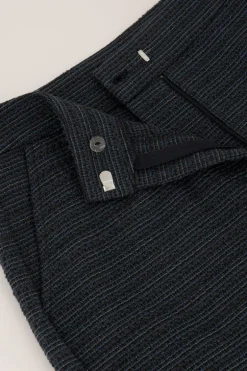 Blauwe Boucle Short Met Lurex