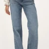 Blauwe Classic Wide Leg Jeans