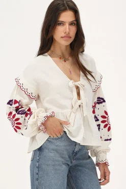 Blauwe Classic Wide Leg Jeans