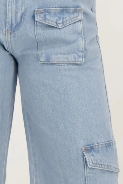 Blauwe Denim Cargo Jeans