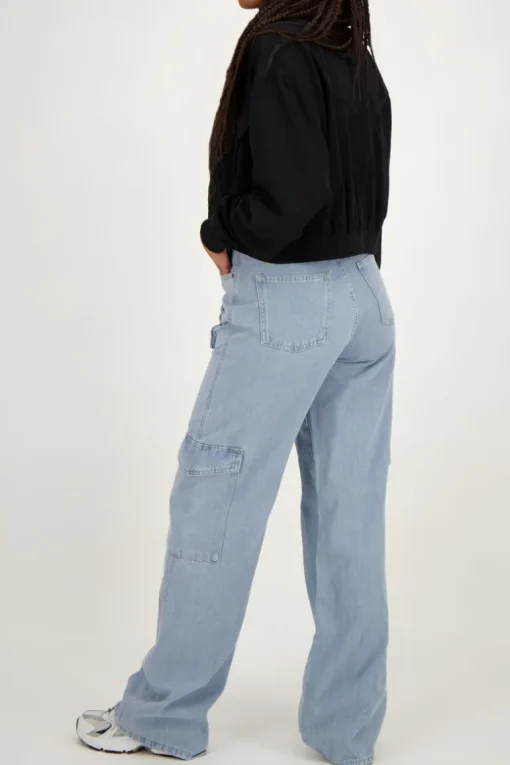 Blauwe Denim Cargo Jeans