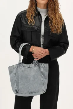 Blauwe Denim Mini Shopper