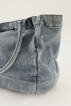 Blauwe Denim Mini Shopper
