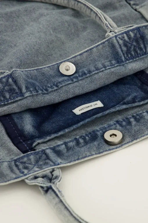 Blauwe Denim Mini Shopper