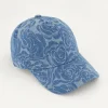 Blauwe Denim Pet Met Rozen