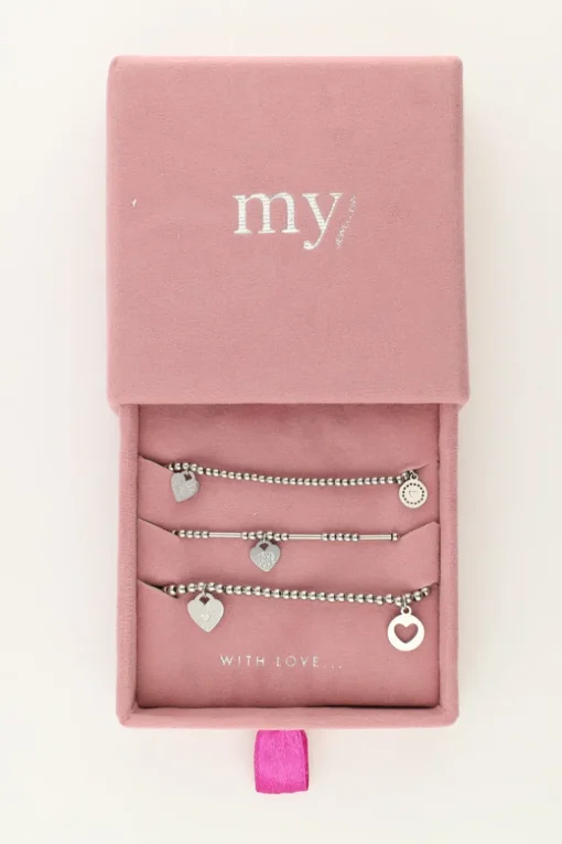Candy Armbanden Set Met Hartjes