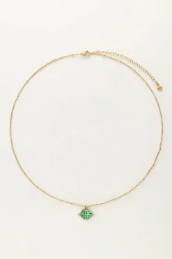 Candy Ketting Met Groene Très Belle Bedel