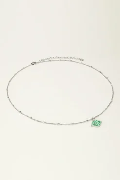 Candy Ketting Met Groene Très Belle Bedel
