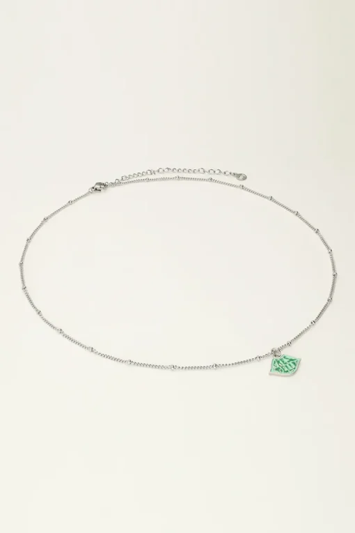 Candy Ketting Met Groene Très Belle Bedel