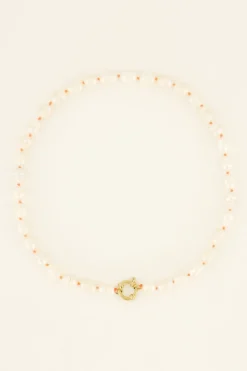 Casa Fiore Parel Ketting Oranje