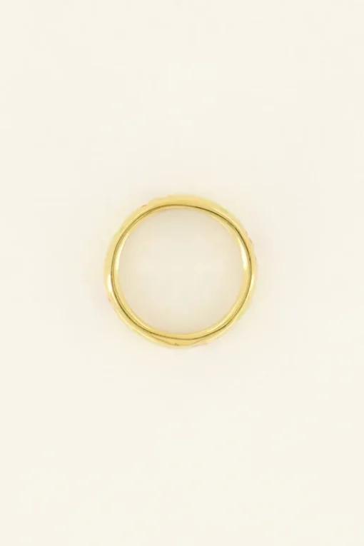 Casa Fiore Ring Met Roze Bloemen