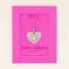 Custom Bedel Hart Met Strass Steentje