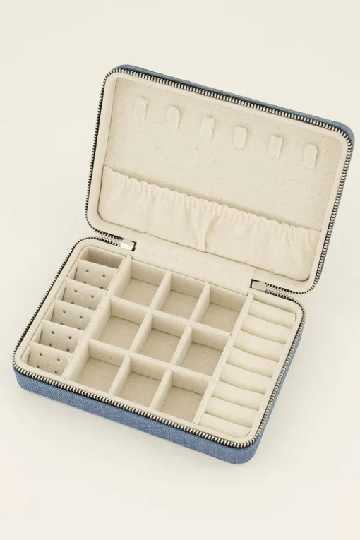 Denim Sieraden Etui