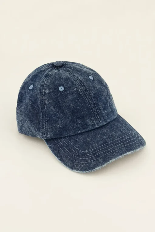Donkerblauwe Denim Pet Au Revoir