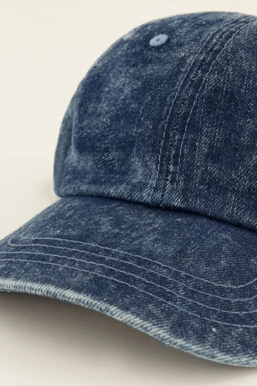 Donkerblauwe Denim Pet Au Revoir