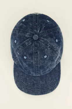 Donkerblauwe Denim Pet Au Revoir