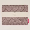 Donkergrijze Metallic Laptop Hoes Met Hartjes Patroon