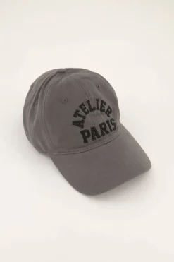 Donkergrijze Pet "Atelier Paris"