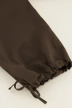 Donkergroene Pantalon Cargo