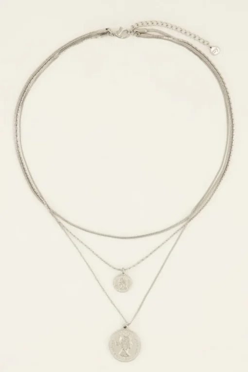 Driedubbele Ketting Met Bedels