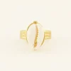 Driedubbele Ring Met Schelp