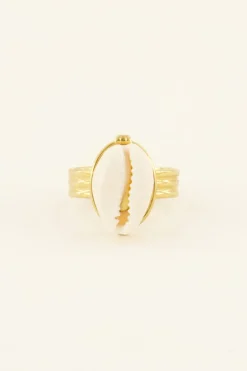Driedubbele Ring Met Schelp
