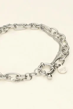 Dubbele Armband Met Schakels