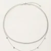 Dubbele Ketting Met Platte Schakel En Hartjes