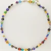 Equal Ketting Met Gekleurde Glaskralen