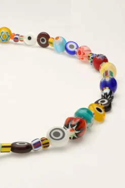 Equal Ketting Met Gekleurde Glaskralen