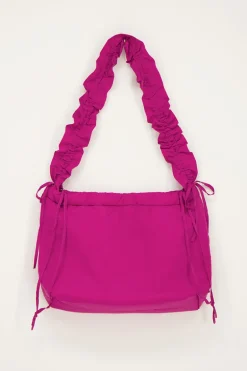 Fuchsia Shopper Met Ruffles