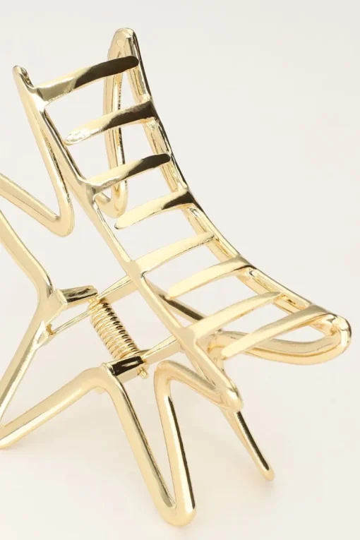 Gouden Haarclip Met Grote Ster