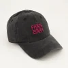 Grijze Met Roze Glitter Pet "Paris Paris"