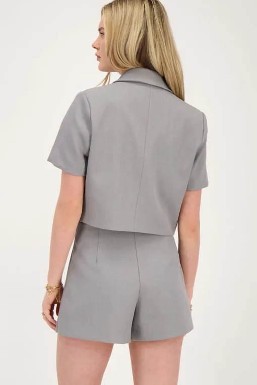 Grijze Skort Met Mini Split
