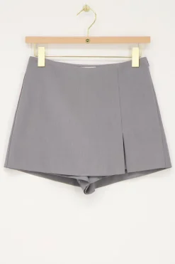 Grijze Skort Met Mini Split