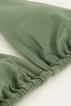Groene Multiway Bikini Top Glanzend