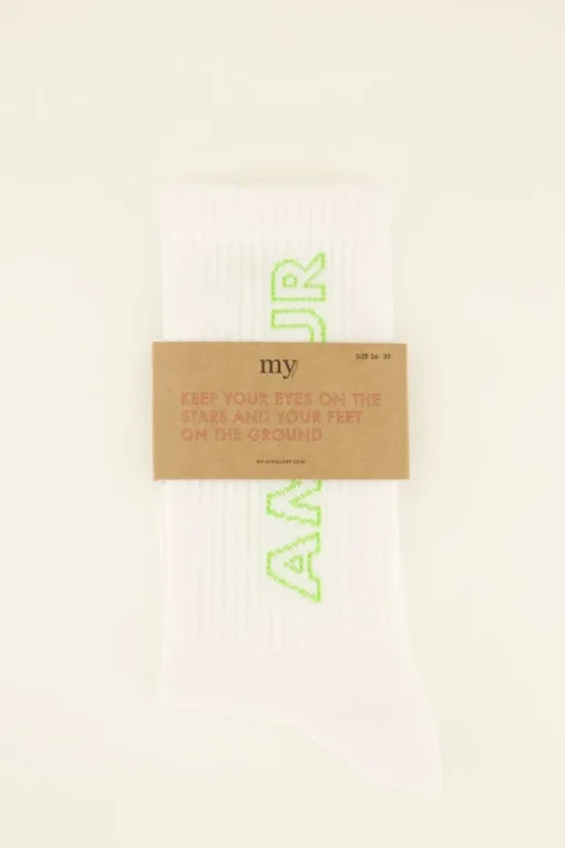 Groene Sokken Sport Amour