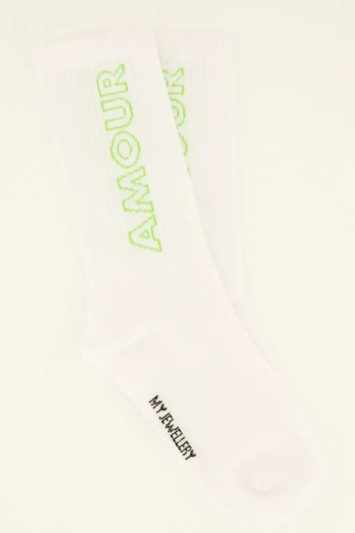 Groene Sokken Sport Amour
