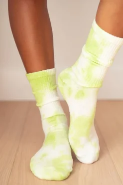 Groene Sokken Tie Dye