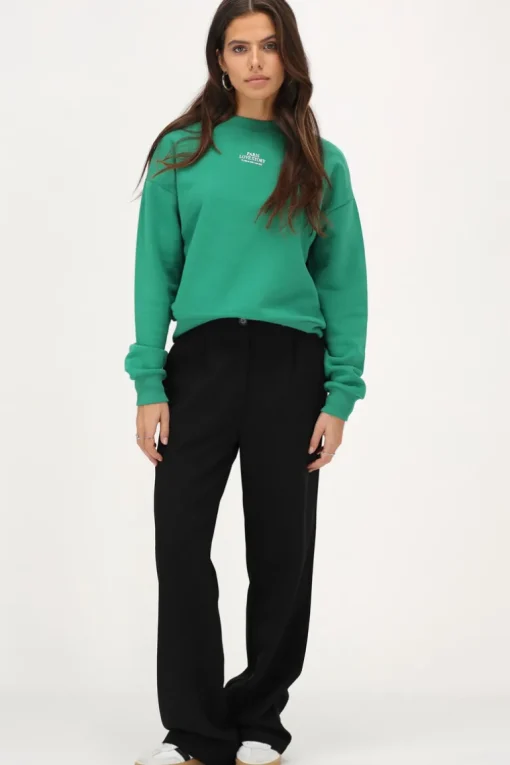 Groene Sweater "Paris Love Story"