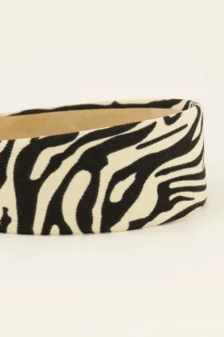 Haarband Met Zebraprint