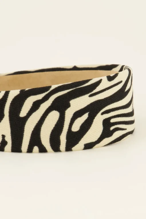 Haarband Met Zebraprint