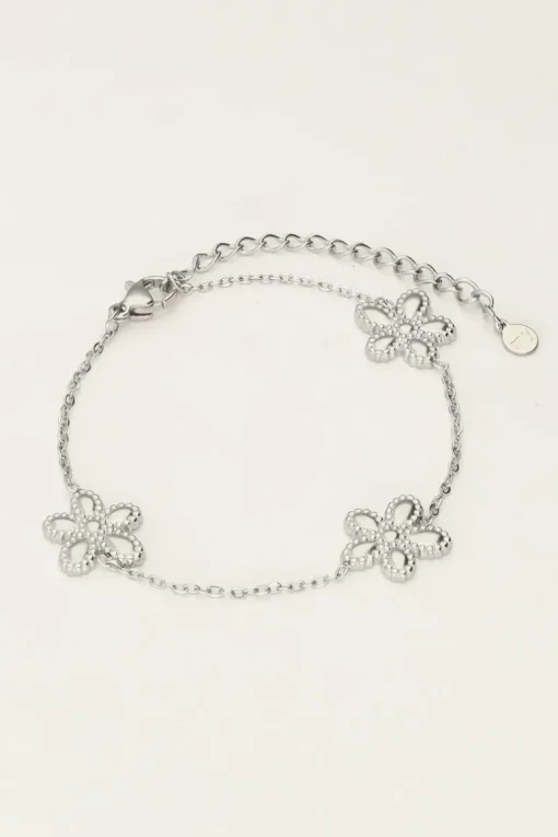 Island Armband Met 3 Bloemen