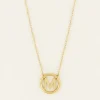 Ketting Met Initial In Ronde Bedel
